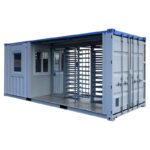 Dubbele mobiele tourniquet in container - Geran Access Products B.V.